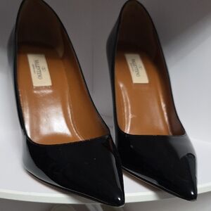 Valentino Glossy Black Heels